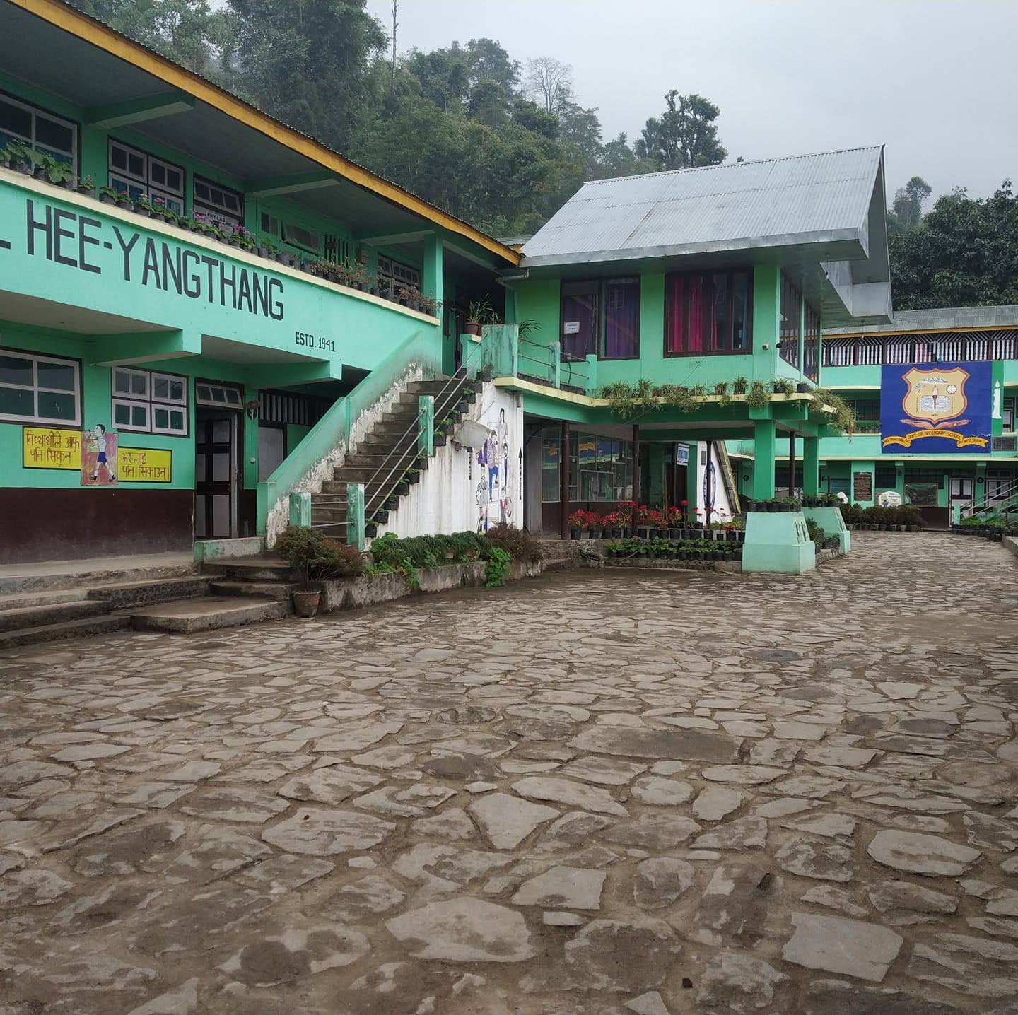 Students at GSSS Heeyangthang